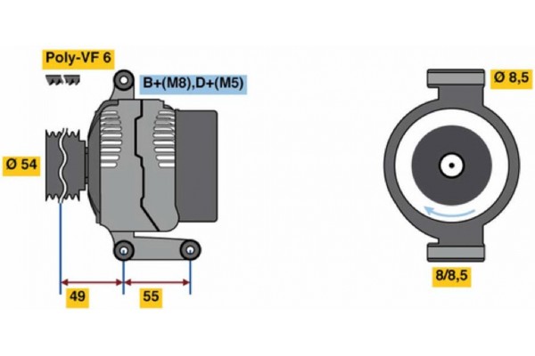 Bosch Γεννήτρια - 0 986 080 980