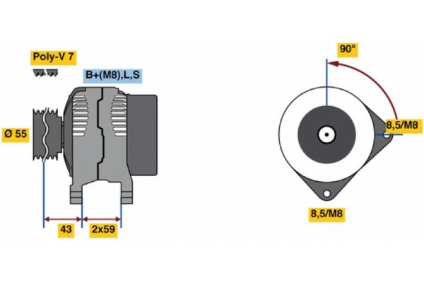 Bosch Γεννήτρια - 0 986 081 220
