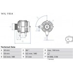 Bosch Γεννήτρια - 0 986 084 760