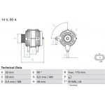 Bosch Γεννήτρια - 0 986 085 170