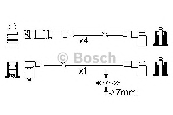 Bosch Σετ Καλωδίων Υψηλής Τάσης - 0 986 356 333