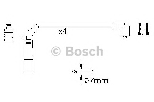 Bosch Σετ Καλωδίων Υψηλής Τάσης - 0 986 356 898