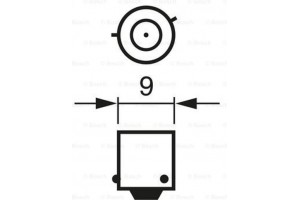 Bosch Λυχνία, Πίσω Φωτα - 1 987 302 232