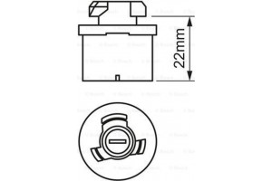 Bosch Λυχνία, Προβολείς Ομίχλης - 1 987 302 024