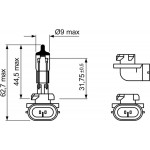 Bosch Λυχνία, Προβολείς Ομίχλης - 1 987 302 025