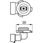 Bosch Λυχνία, Προβολείς Ομίχλης - 1 987 302 083