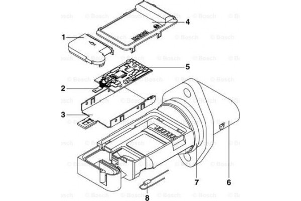 Bosch Μετρητής Μάζας Αέρα - 0 280 218 119