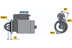 Bosch Μίζα - 0 001 107 068