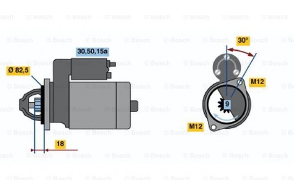 Bosch Μίζα - 0 001 107 068