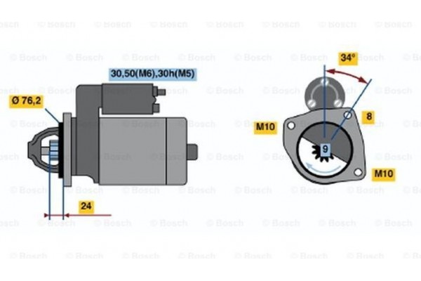 Bosch Μίζα - 0 001 107 442