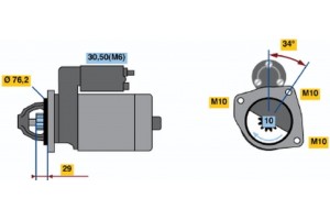 Bosch Μίζα - 0 001 107 499