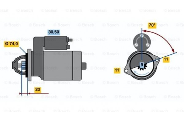 Bosch Μίζα - 0 001 109 035