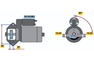 Bosch Μίζα - 0 001 109 324