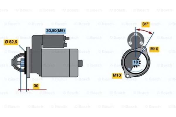 Bosch Μίζα - 0 001 109 290