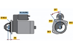Bosch Μίζα - 0 001 109 302