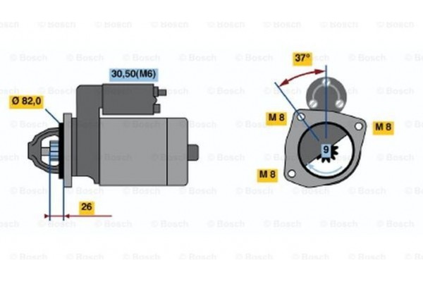 Bosch Μίζα - 0 001 109 302