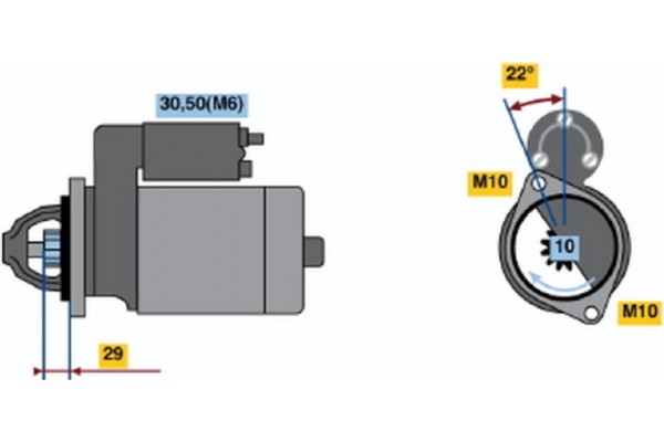 Bosch Μίζα - 0 001 115 049