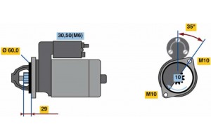 Bosch Μίζα - 0 001 115 051