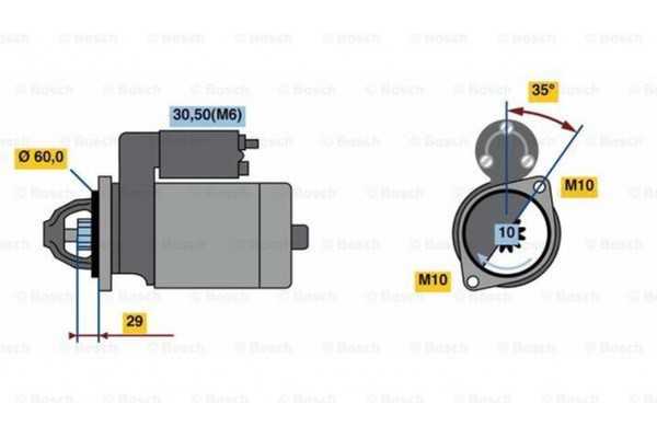 Bosch Μίζα - 0 001 115 051