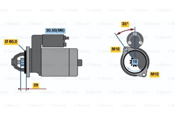 Bosch Μίζα - 0 001 115 070