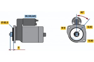 Bosch Μίζα - 0 001 121 030
