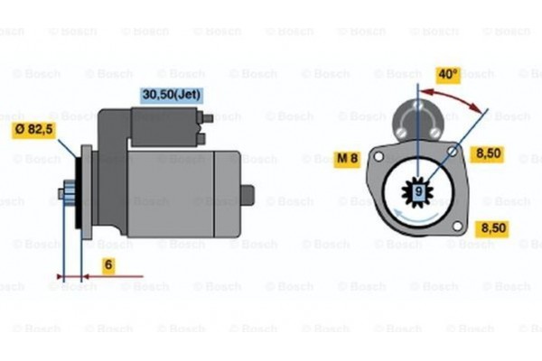 Bosch Μίζα - 0 001 121 030