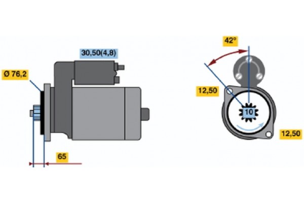 Bosch Μίζα - 0 001 125 605