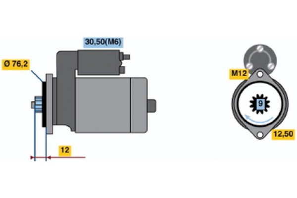 Bosch Μίζα - 0 001 123 002