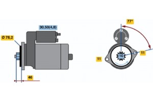 Bosch Μίζα - 0 001 123 016