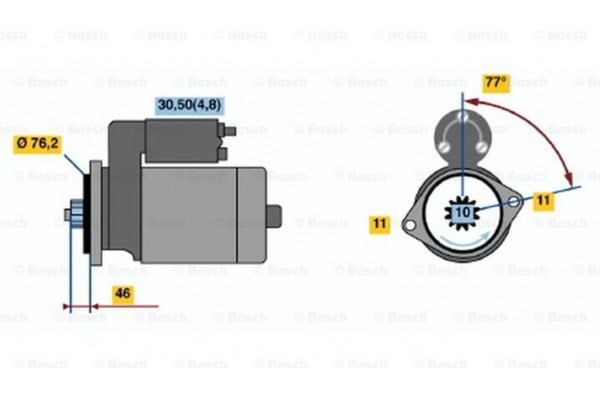 Bosch Μίζα - 0 001 123 016