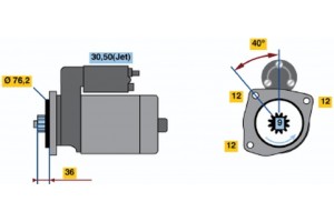 Bosch Μίζα - 0 001 125 035