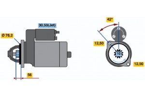 Bosch Μίζα - 0 001 125 042