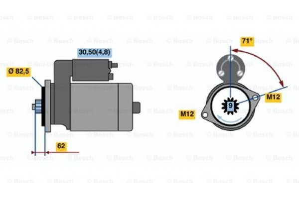 Bosch Μίζα - 0 001 125 607