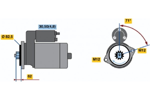 Bosch Μίζα - 0 001 125 607