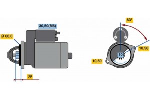 Bosch Μίζα - 0 001 139 037