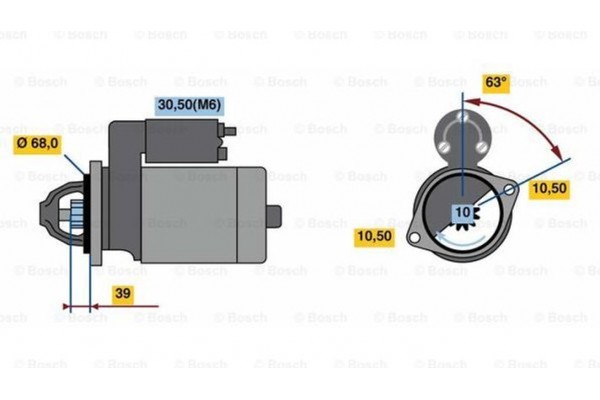 Bosch Μίζα - 0 001 139 037