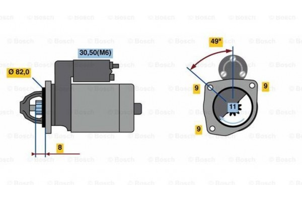 Bosch Μίζα - 0 001 148 003