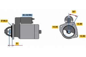 Bosch Μίζα - 0 001 231 003