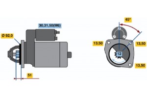 Bosch Μίζα - 0 001 231 004