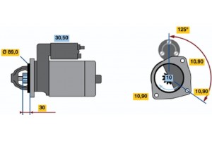 Bosch Μίζα - 0 001 231 017