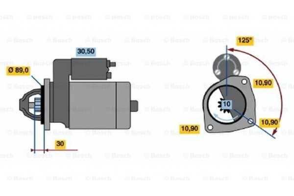 Bosch Μίζα - 0 001 231 017