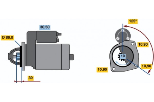 Bosch Μίζα - 0 001 231 017