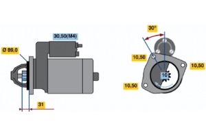 Bosch Μίζα - 0 001 231 029