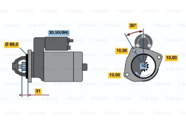 Bosch Μίζα - 0 001 231 029