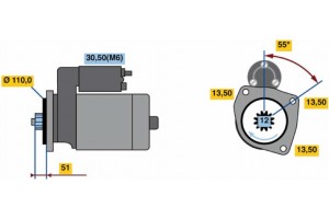 Bosch Μίζα - 0 001 241 119