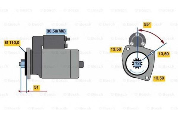 Bosch Μίζα - 0 001 241 119