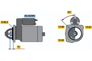 Bosch Μίζα - 0 001 368 301