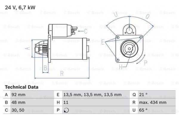 Bosch Μίζα - 0 986 017 760