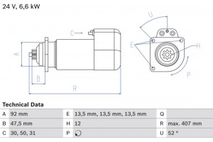 Bosch Μίζα - 0 986 018 090