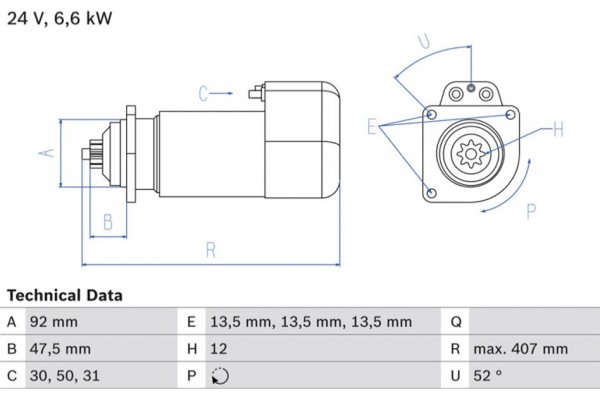 Bosch Μίζα - 0 986 018 090
